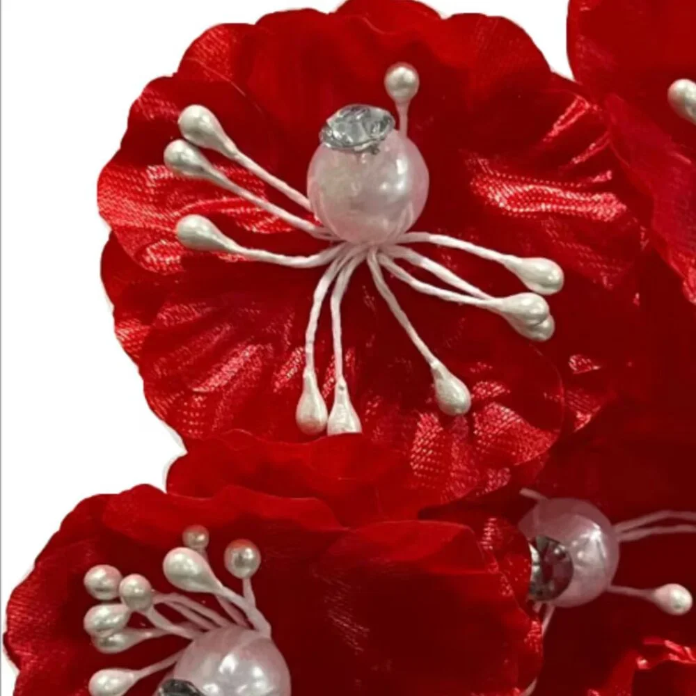 Bunches of Polyester Craft Flower Stems for All Occasions Party Supplies